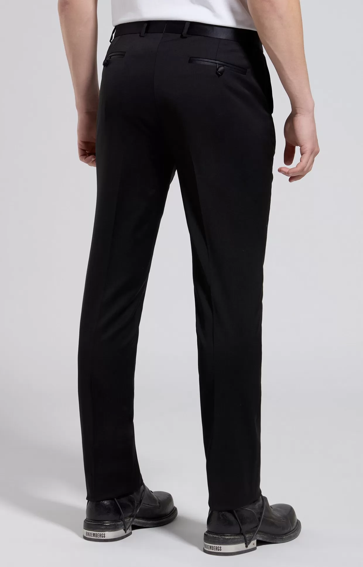 Bikkembergs Pantaloni Da Smoking Uomo meteorite black Sale