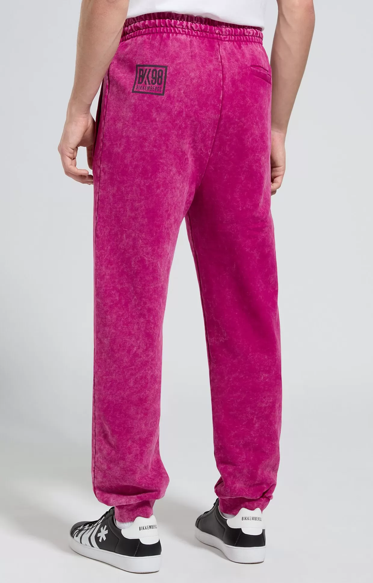 Bikkembergs Pantaloni Tuta Uomo festival fuchsia Fashion