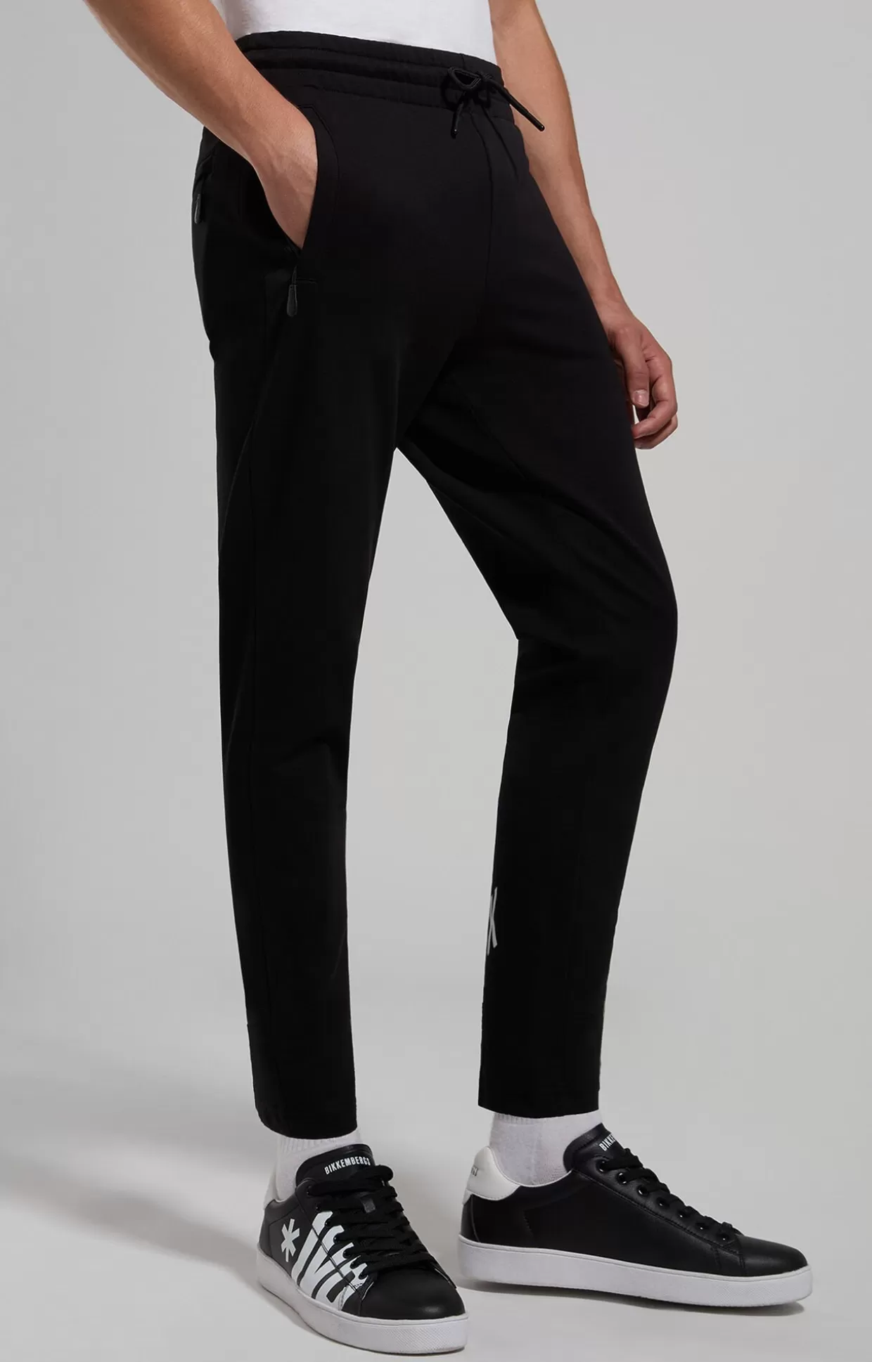 Bikkembergs Pantaloni Tuta Uomo BKK black Clearance