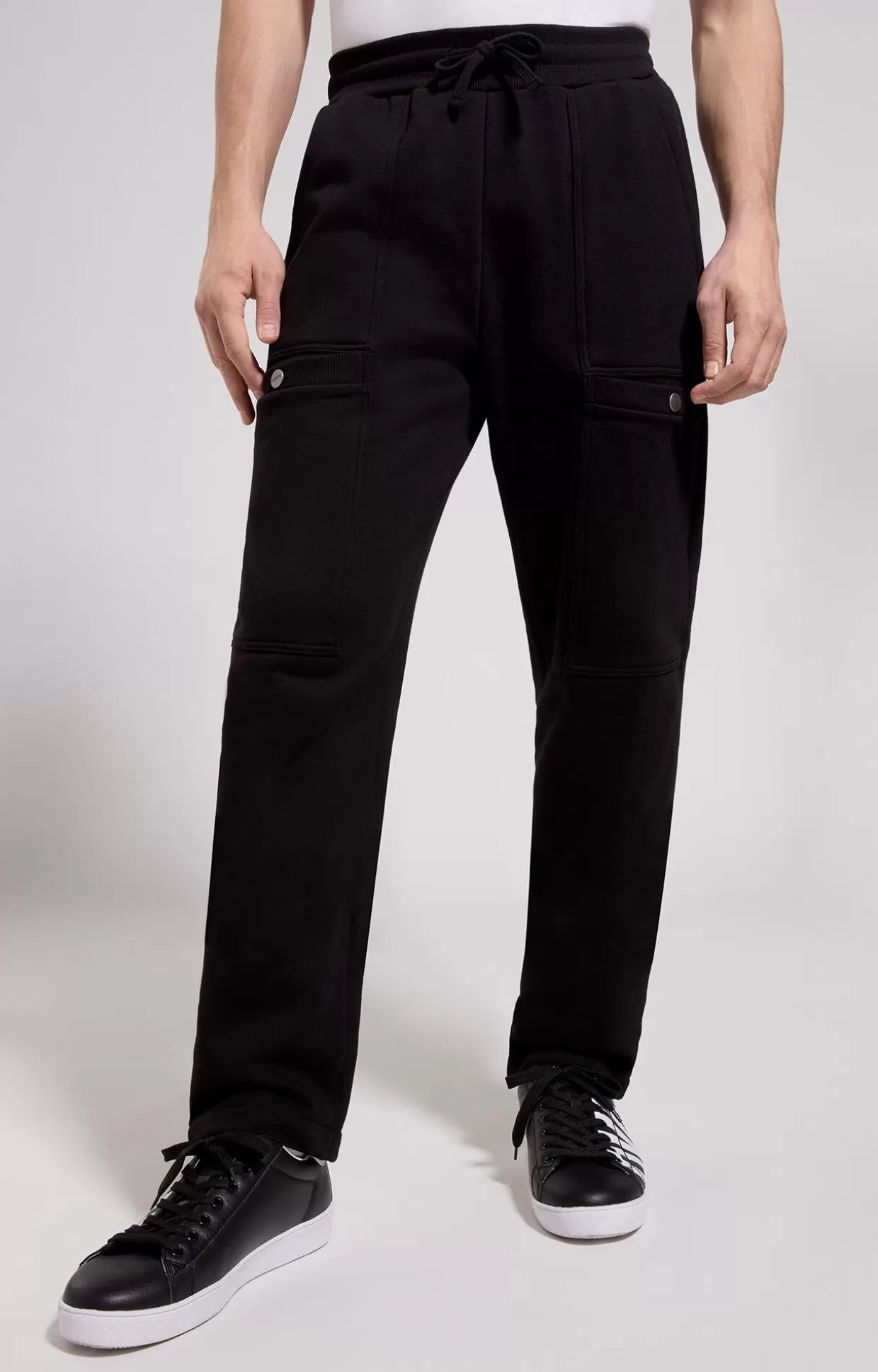 Bikkembergs Pantaloni Tuta Uomo Cargo black Hot