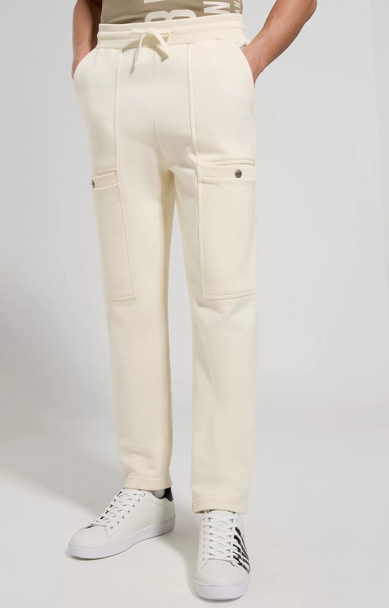 Bikkembergs Pantaloni Tuta Uomo Cargo turtledove Hot