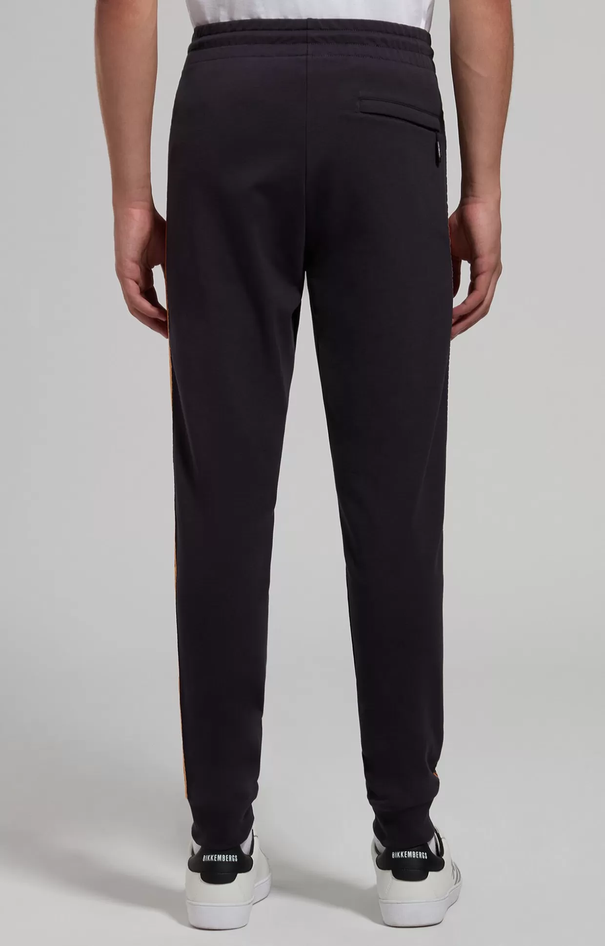 Bikkembergs Pantaloni Tuta Uomo Con Tape blue graphite Online