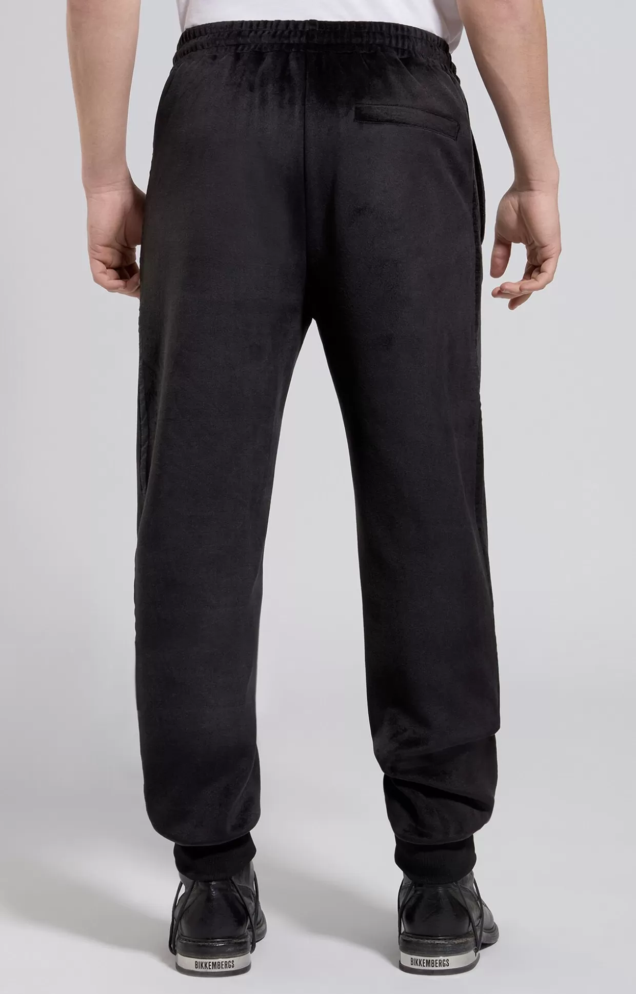 Bikkembergs Pantaloni Tuta Uomo In Ciniglia caviar Cheap