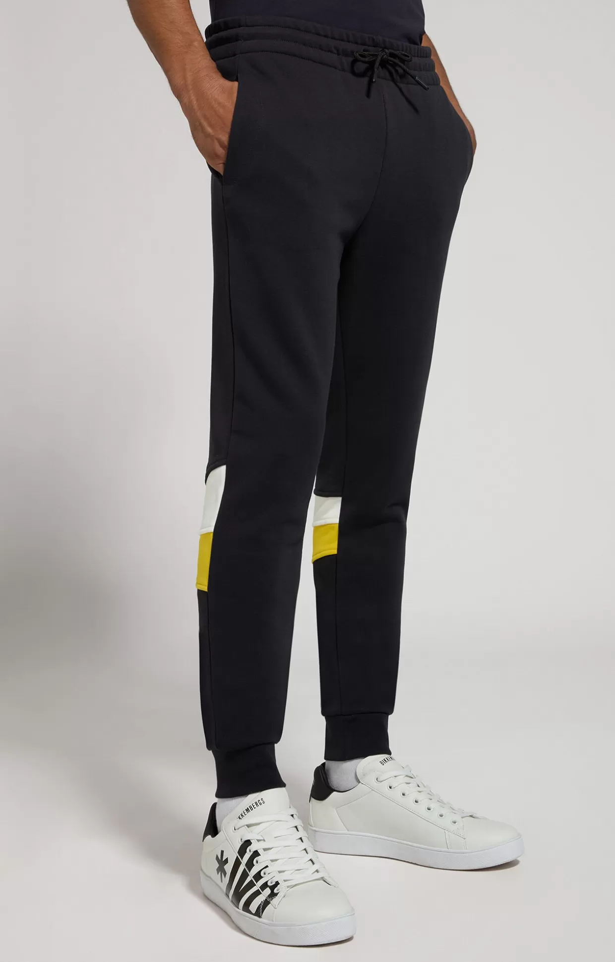 Bikkembergs Pantaloni Tuta Uomo Ricamo caviar Clearance