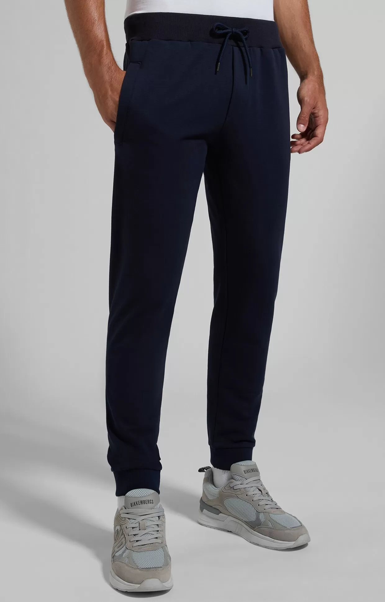 Bikkembergs Pantaloni Tuta Uomo Soccer blue graphite Cheap