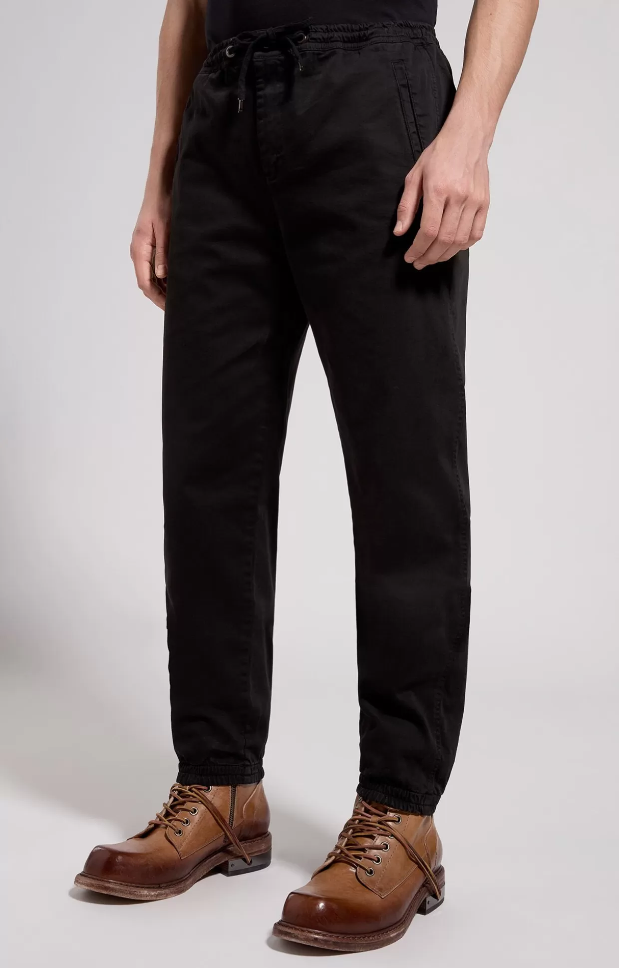 Bikkembergs Pantaloni Uomo Joggers In Gabardina black Sale