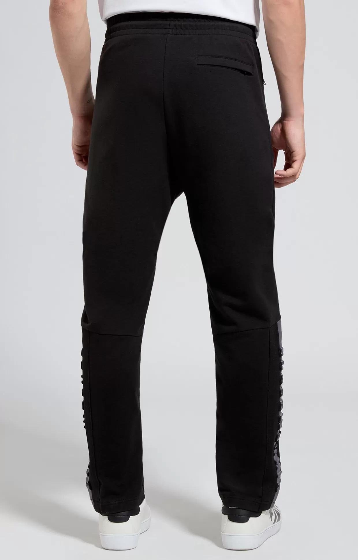 Bikkembergs Pantaloni Uomo Logo A Rilievo meteorite black Discount