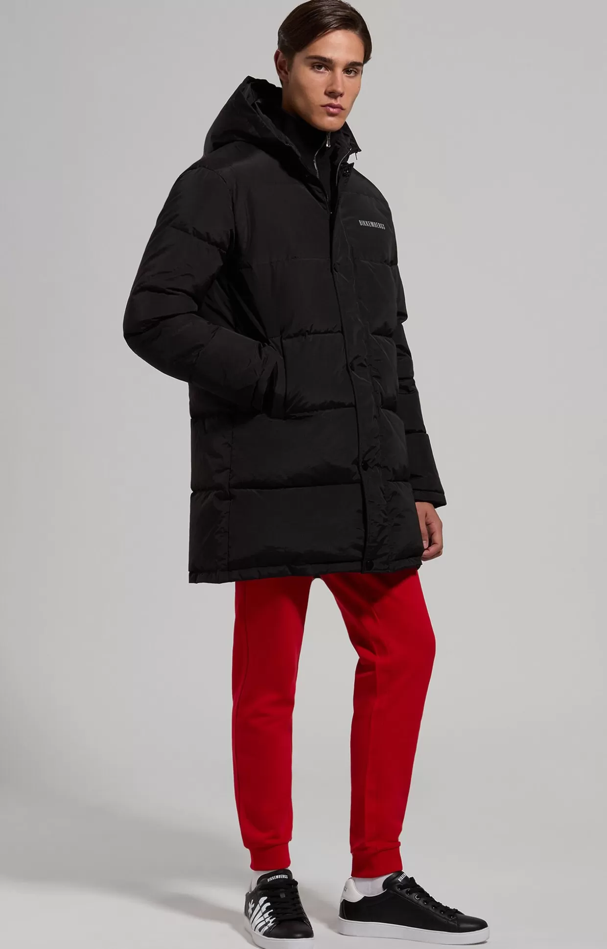 Bikkembergs Piumino Uomo Dettaglio Catarifrangente black Sale
