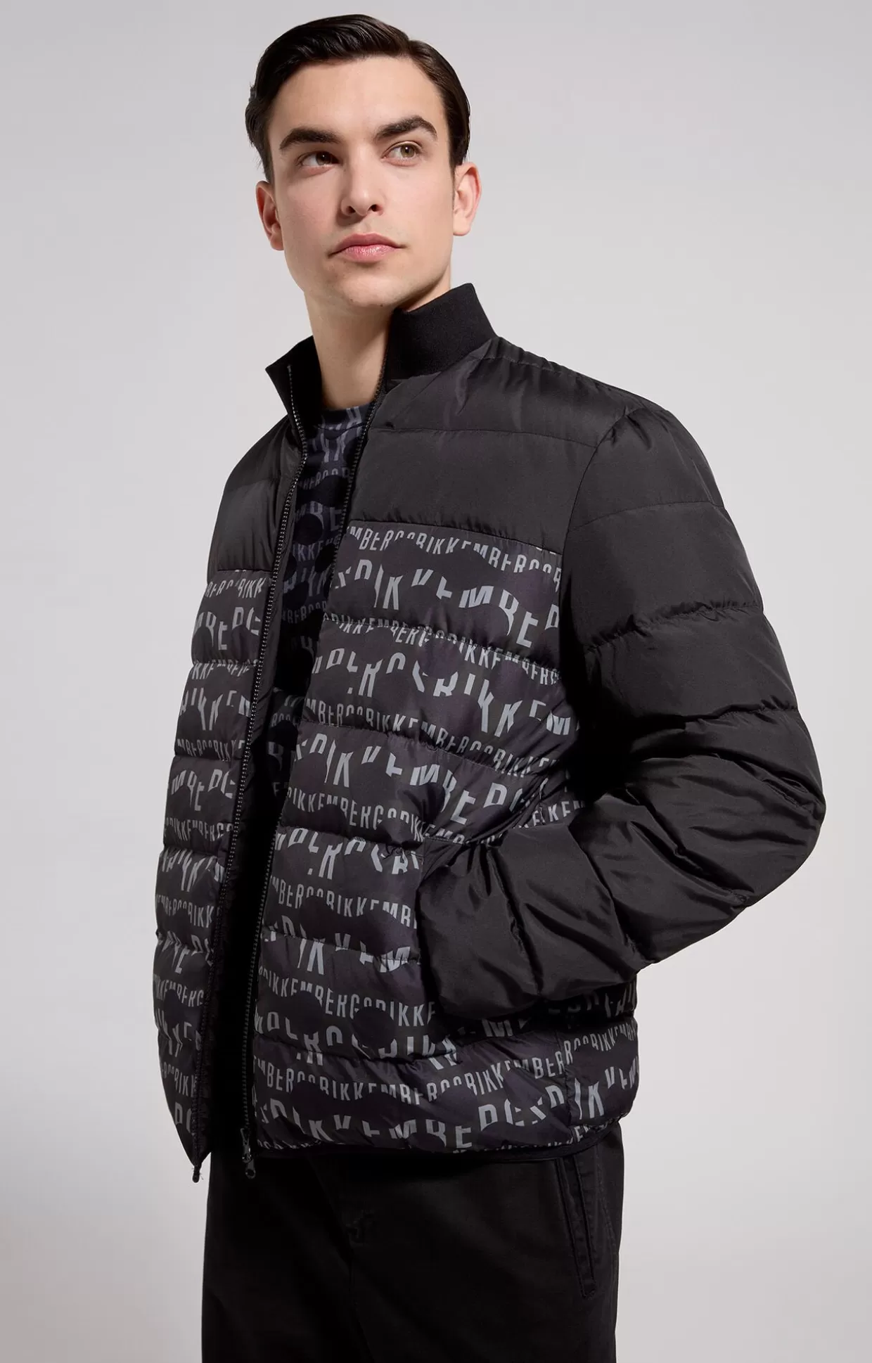 Bikkembergs Piumino Uomo Pop Camouflage black Sale