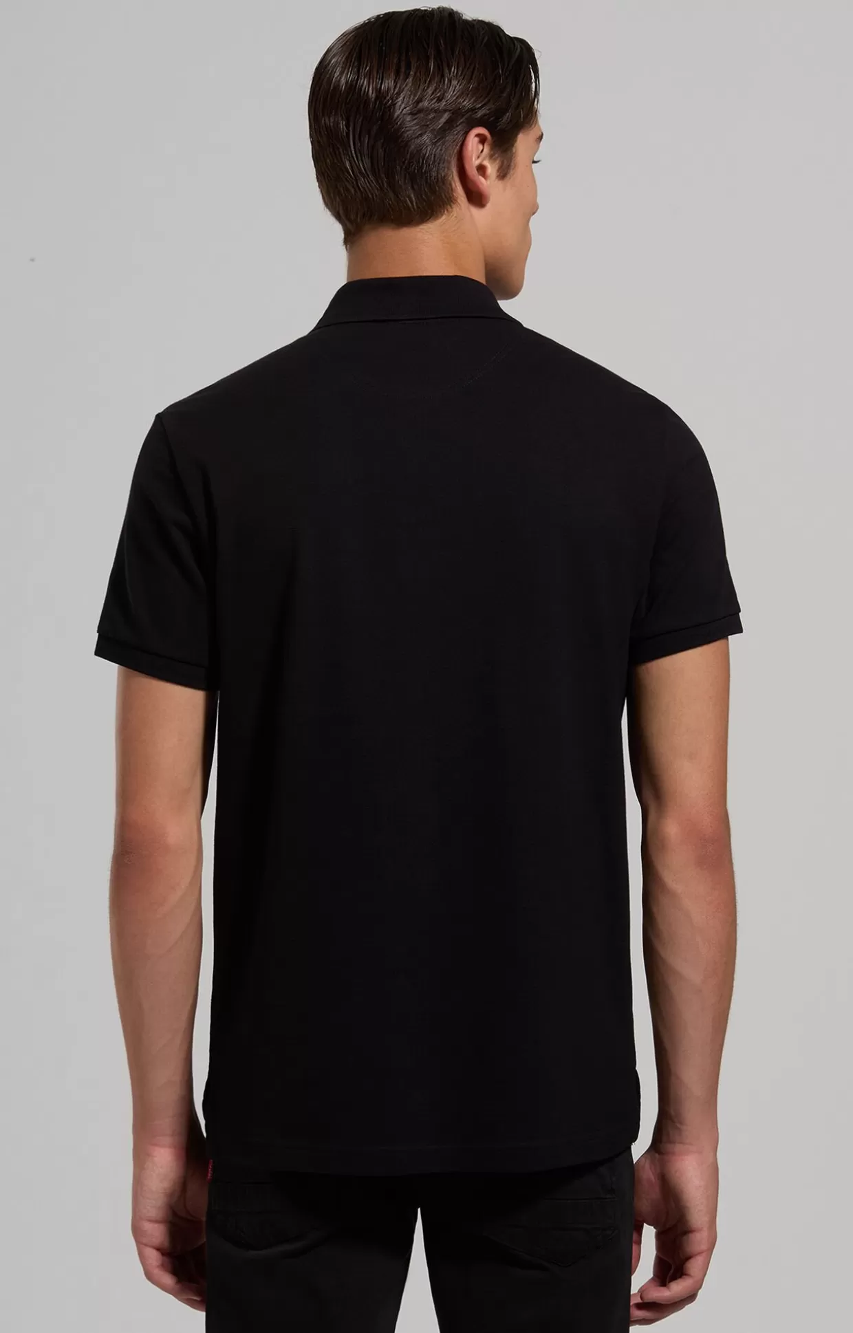 Bikkembergs Polo Uomo Slim Fit black Online