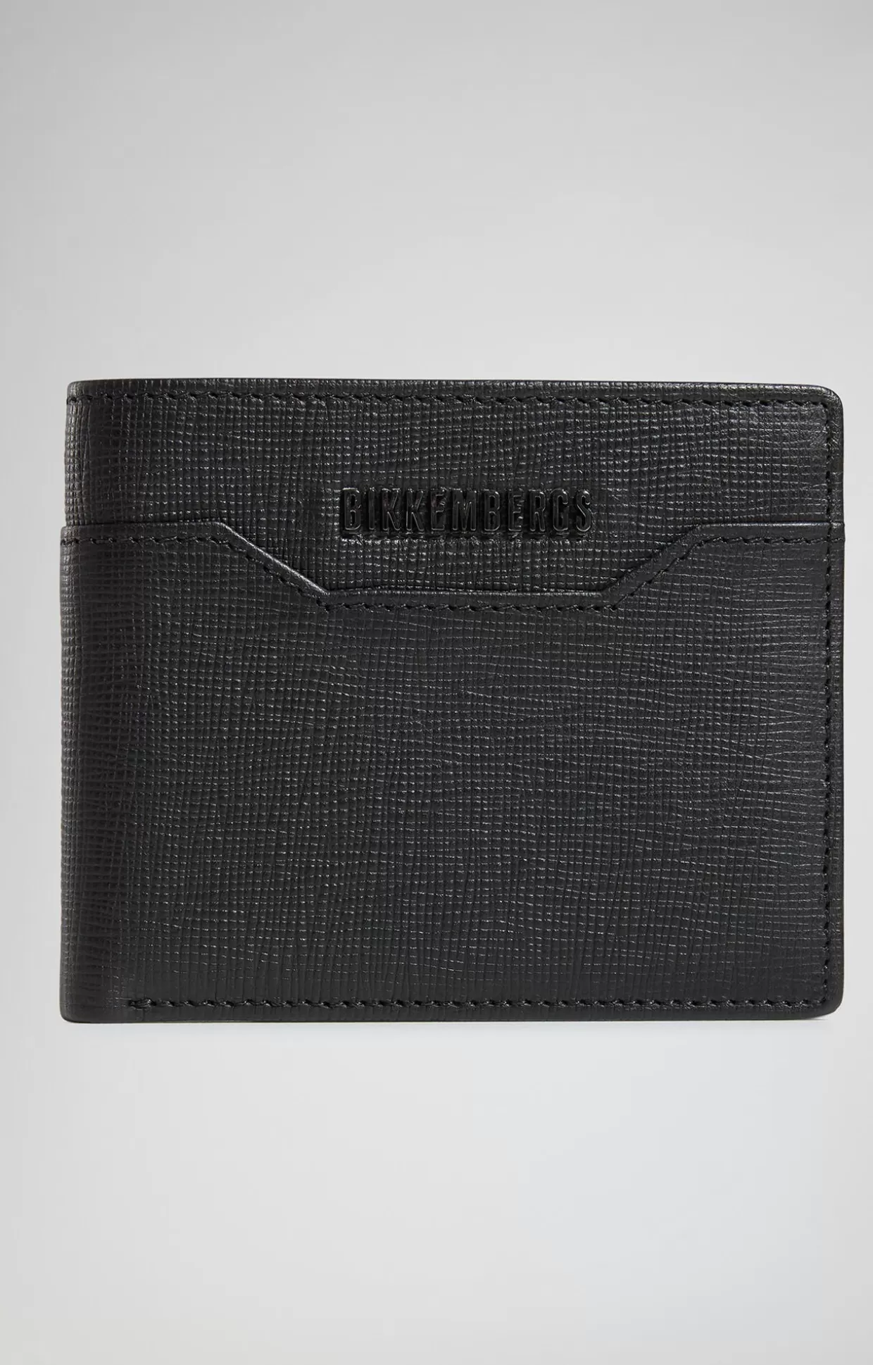 Bikkembergs Portafoglio Uomo In Pelle Saffiano black Sale