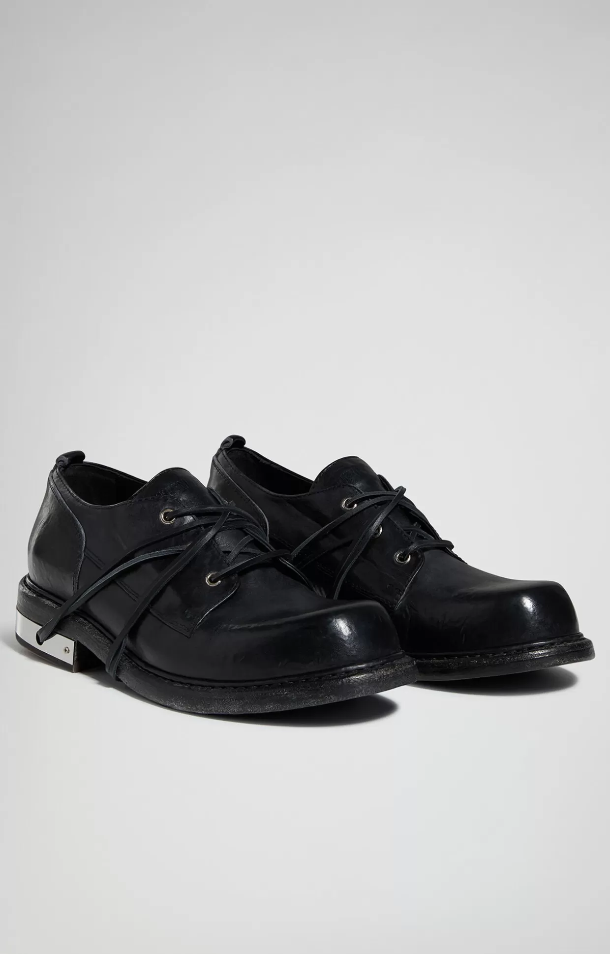 Bikkembergs Scarpe Stringate Uomo Met Hole black Flash Sale