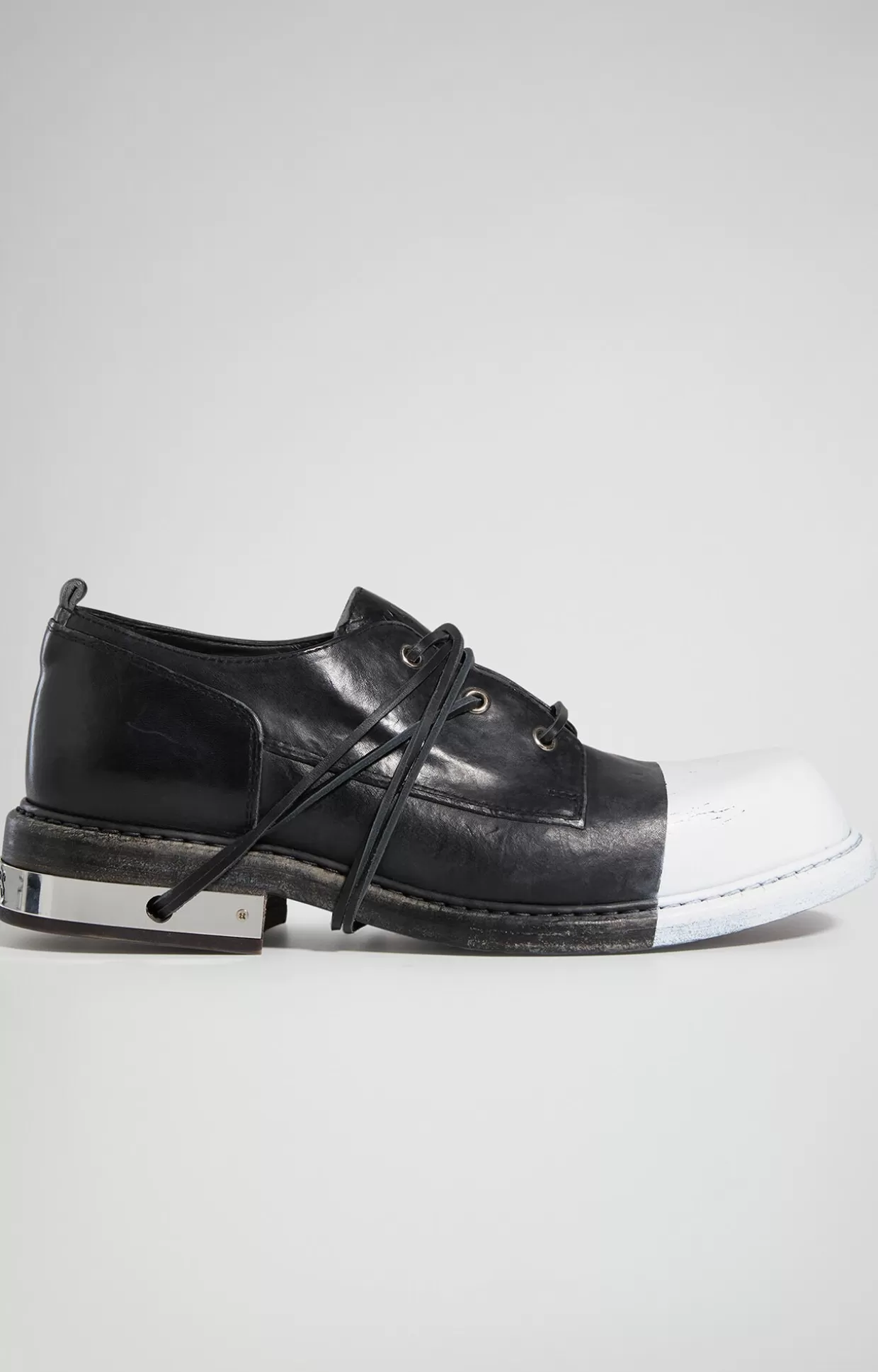 Bikkembergs SCARPE STRINGATE UOMO MET HOLE black/white Outlet