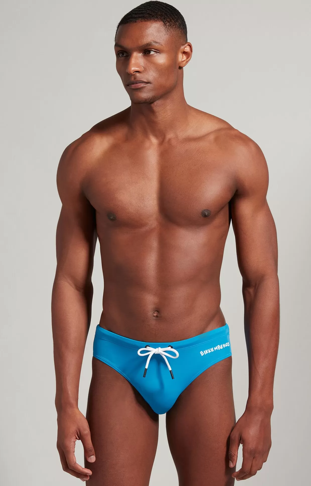 Bikkembergs Slip Mare Uomo Logo mediterranian blue Cheap