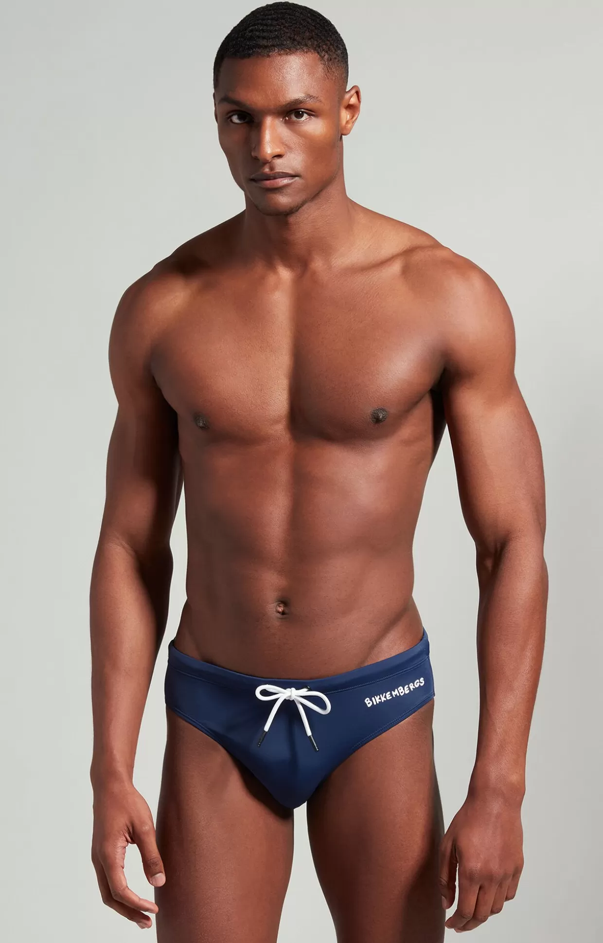 Bikkembergs Slip Mare Uomo Logo navy Sale