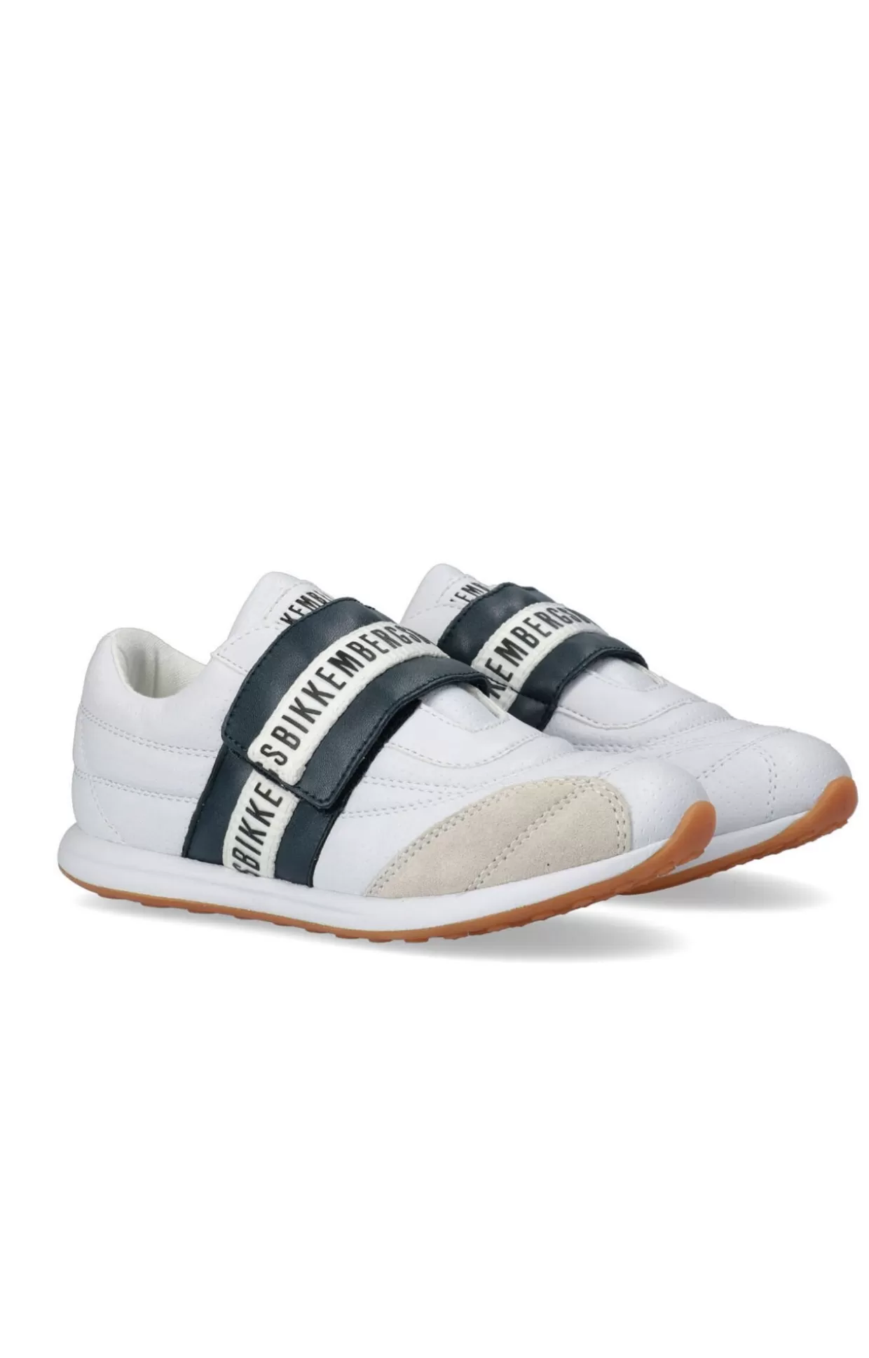 Bikkembergs Sneakers Bambini Con Velcro Evans white/blue Sale