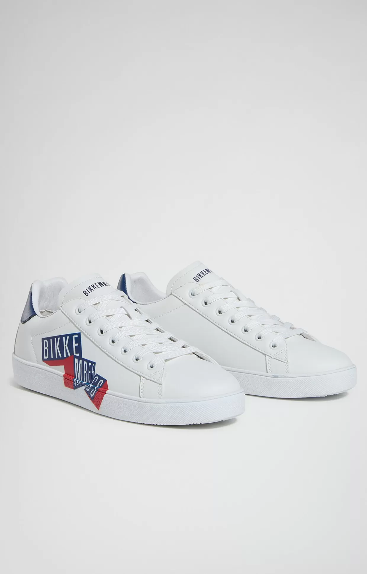 Bikkembergs Sneakers Stampate Uomo Recoba white/navy Flash Sale