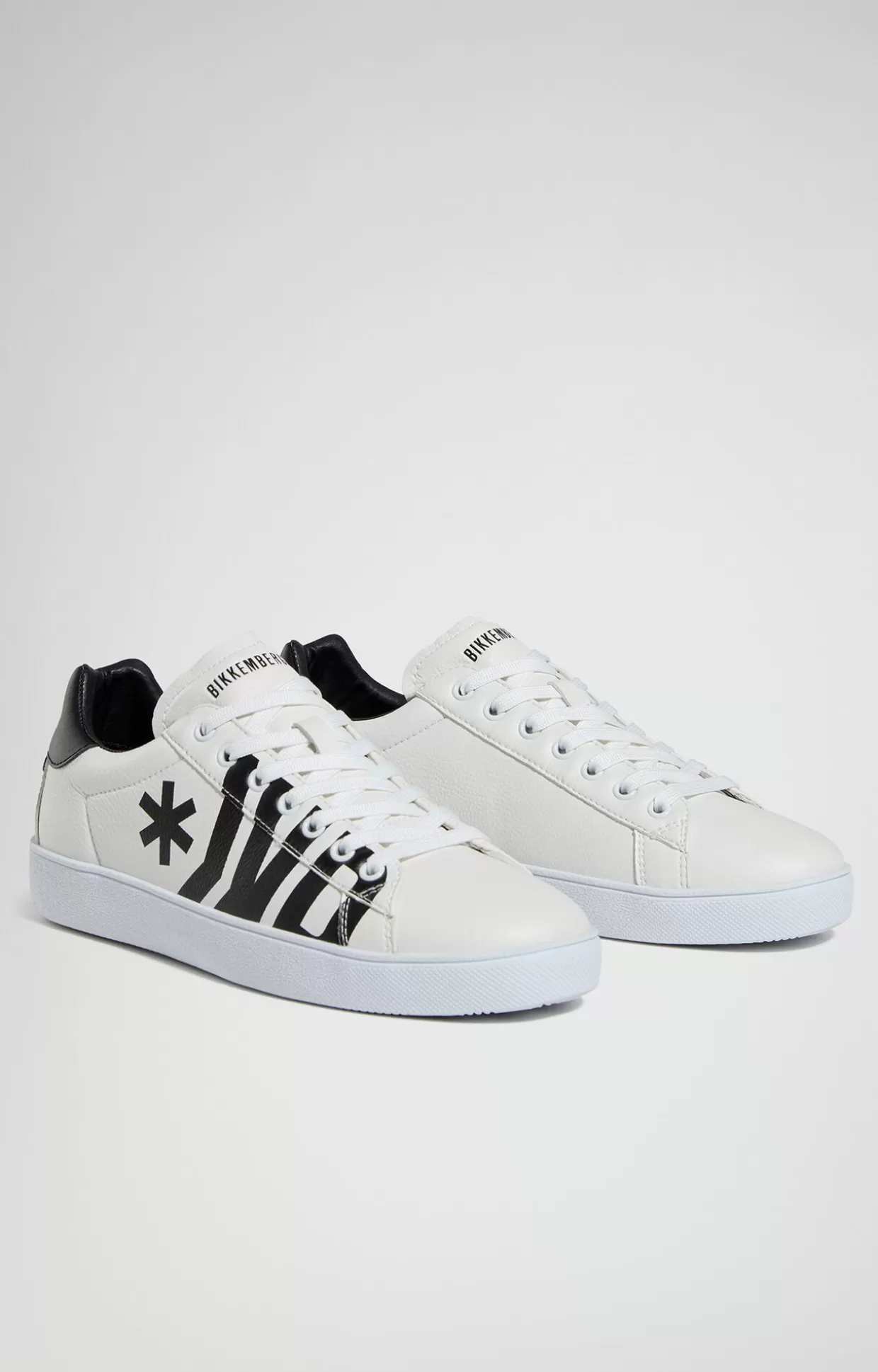 Bikkembergs Sneakers Stampate Uomo Recoba white/black Discount