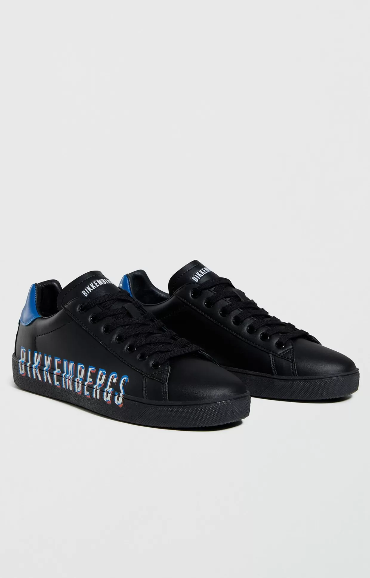 Bikkembergs Sneakers Stampate Uomo Recoba black/bluette Discount