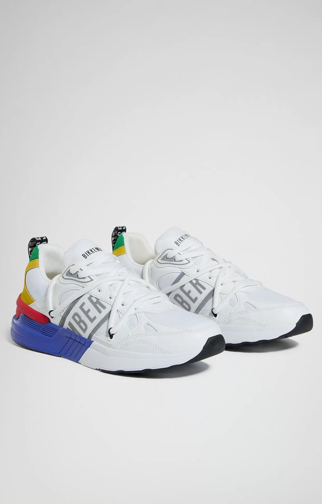 Bikkembergs Sneakers Uomo Dunga white/yellow/green Outlet