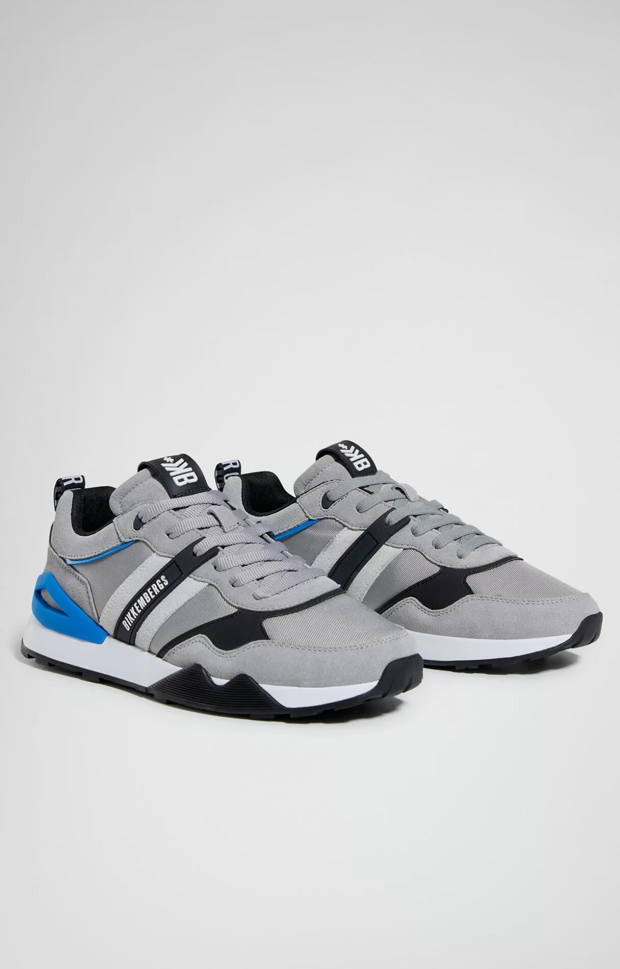 Bikkembergs Sneakers Uomo Retrò l.grey/black/white/electric blu Flash Sale