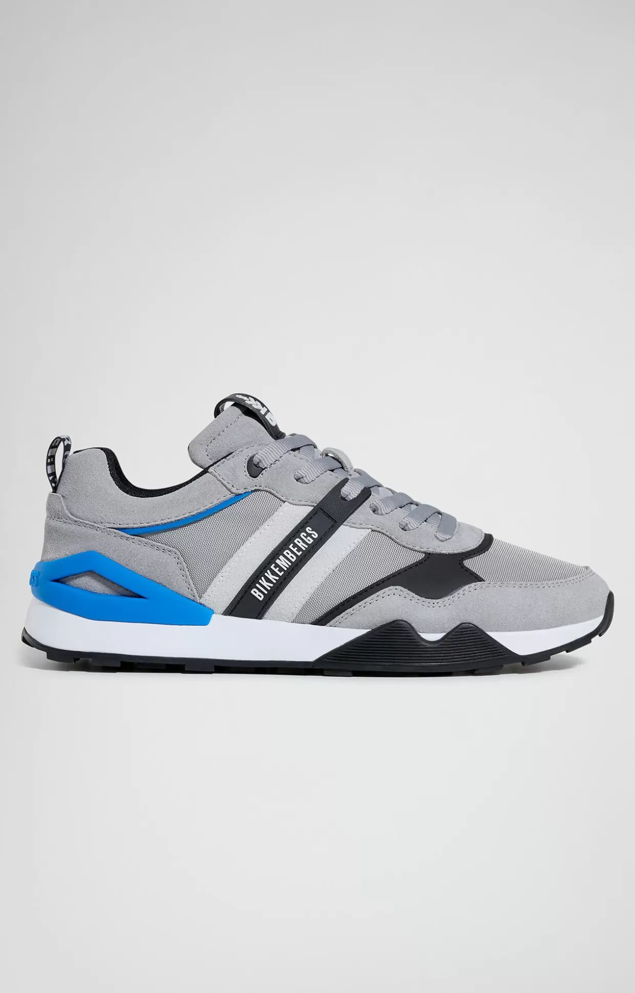 Bikkembergs Sneakers Uomo Retrò l.grey/black/white/electric blu Flash Sale