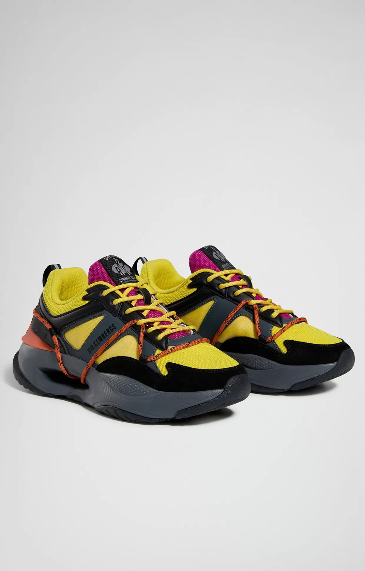 Bikkembergs Sneakers Uomo Ruyi black/yellow/grey/fuxia Sale