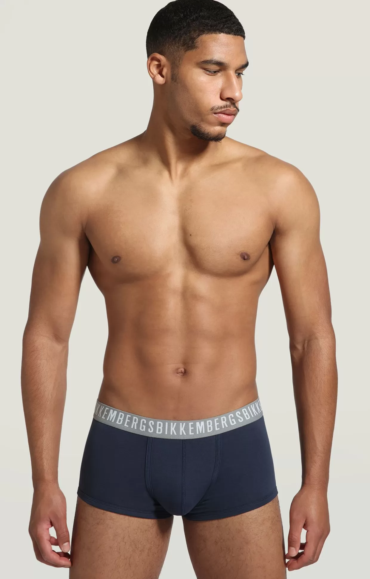 Bikkembergs Tri-pack Slip Boxer In Cotone Stretch navy Outlet