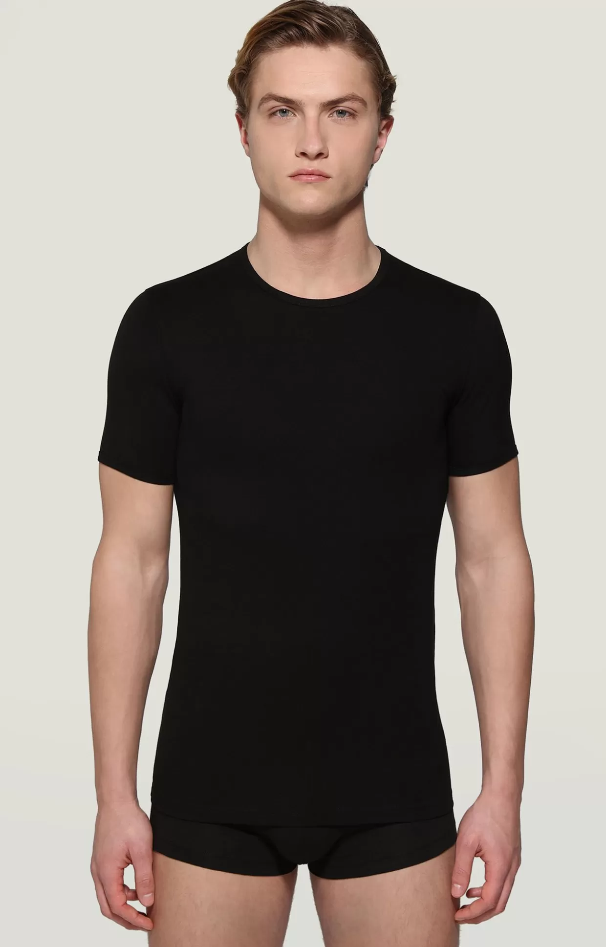 Bikkembergs T-shirt Intima Uomo Girocollo black Clearance