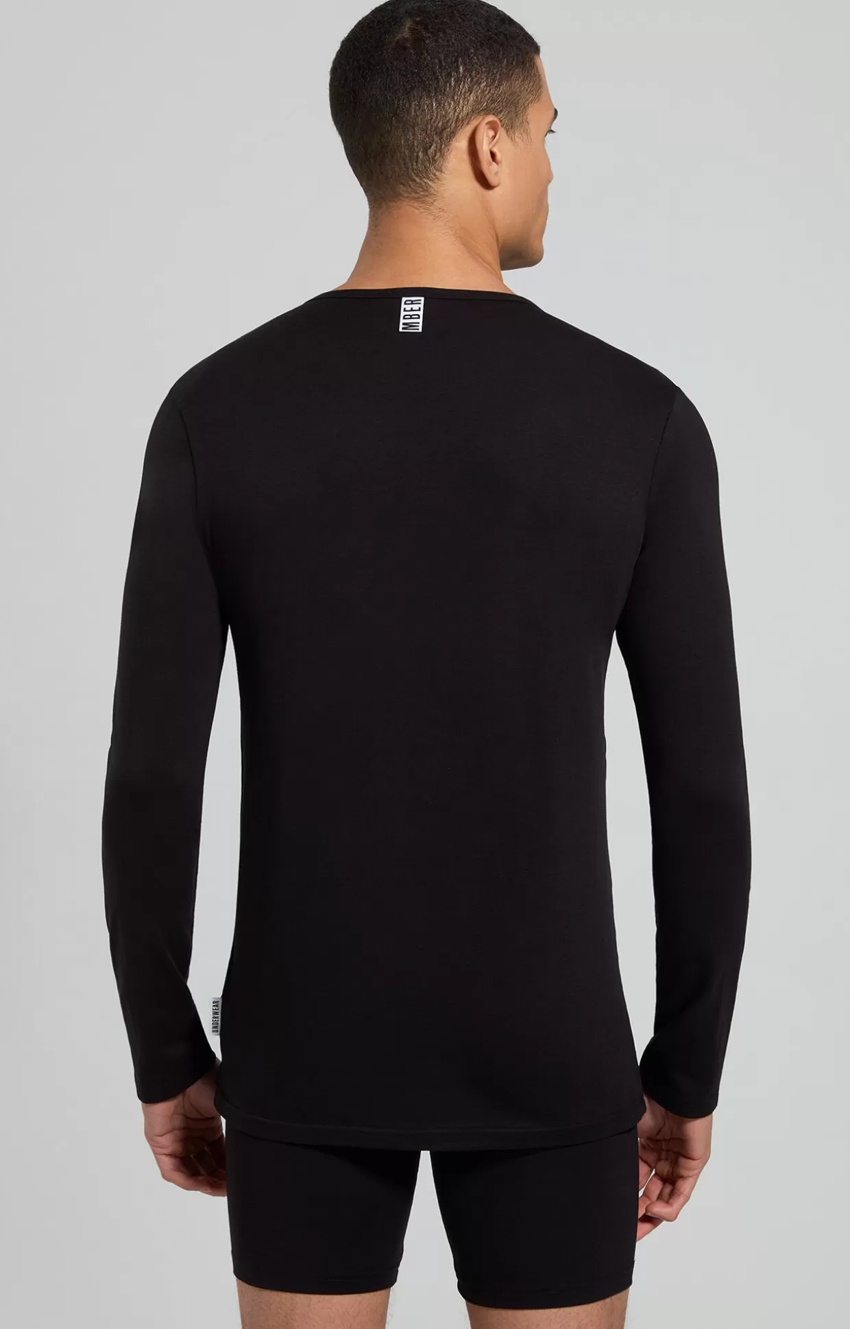 Bikkembergs T-shirt Intima Uomo Manica Lunga black Sale