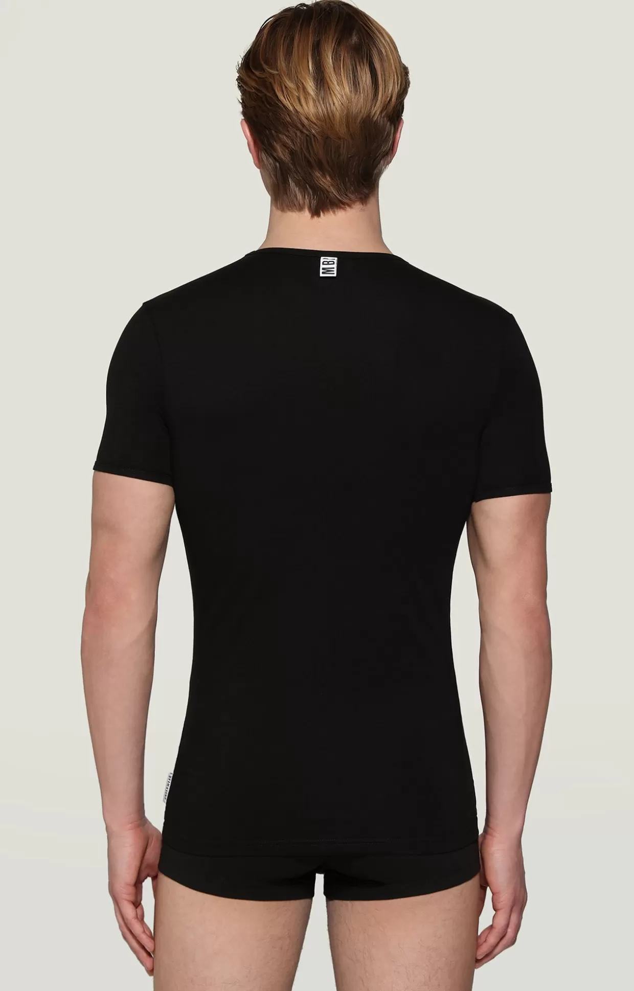 Bikkembergs T-shirt Intima Uomo Scollo A V black Best Sale