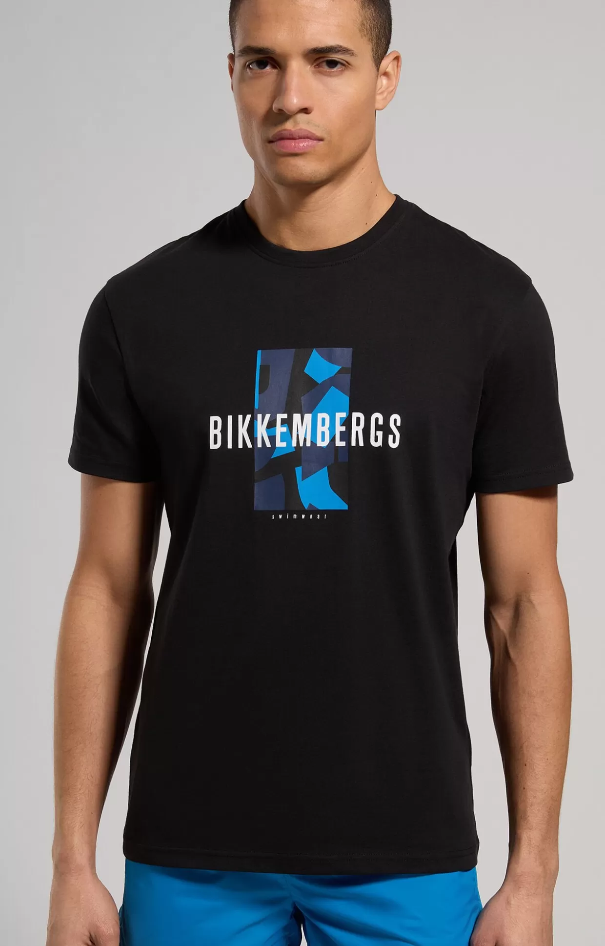 Bikkembergs T-shirt Mare Uomo black Clearance