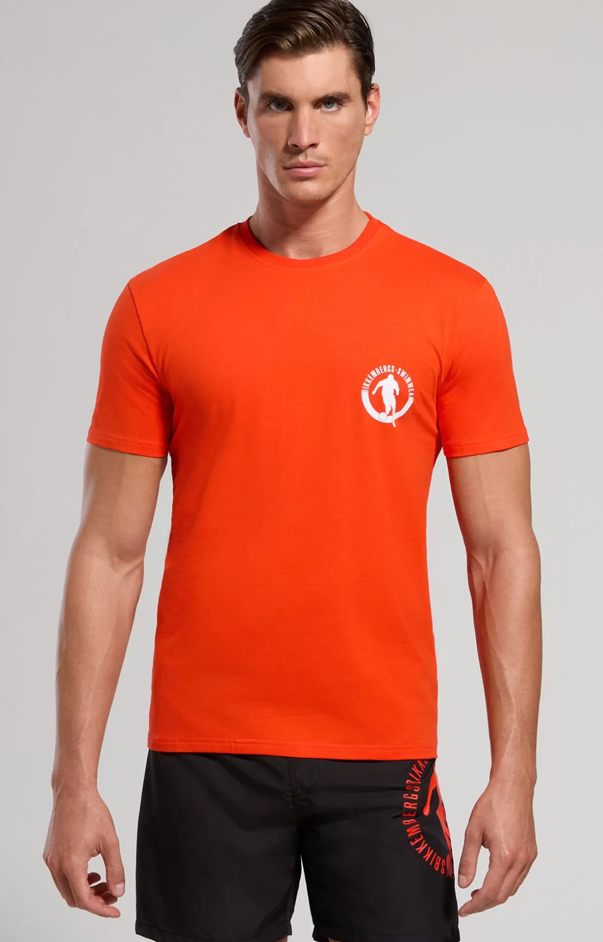 Bikkembergs T-shirt Mare Uomo orange.com Discount