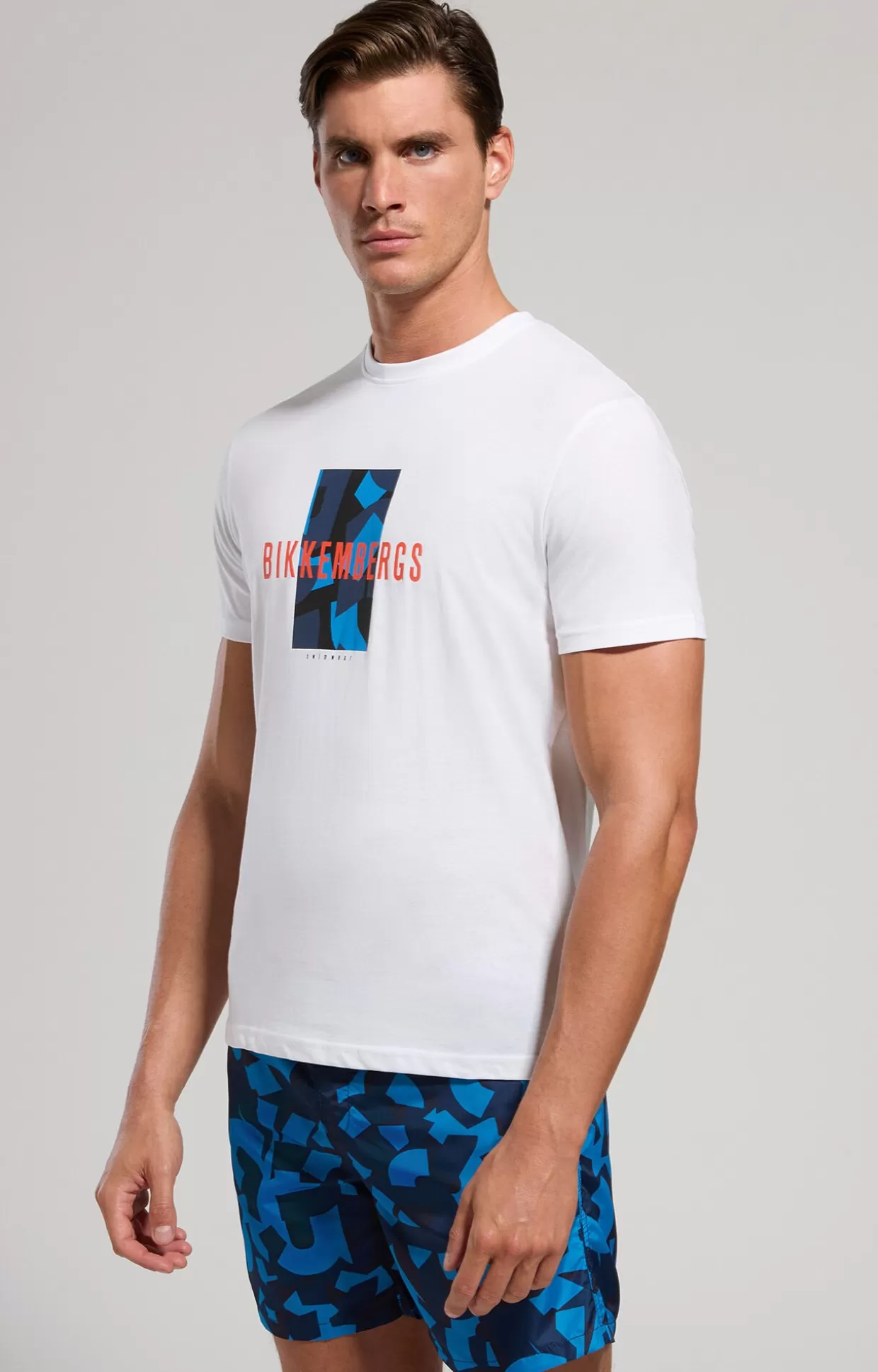 Bikkembergs T-shirt Mare Uomo white Cheap