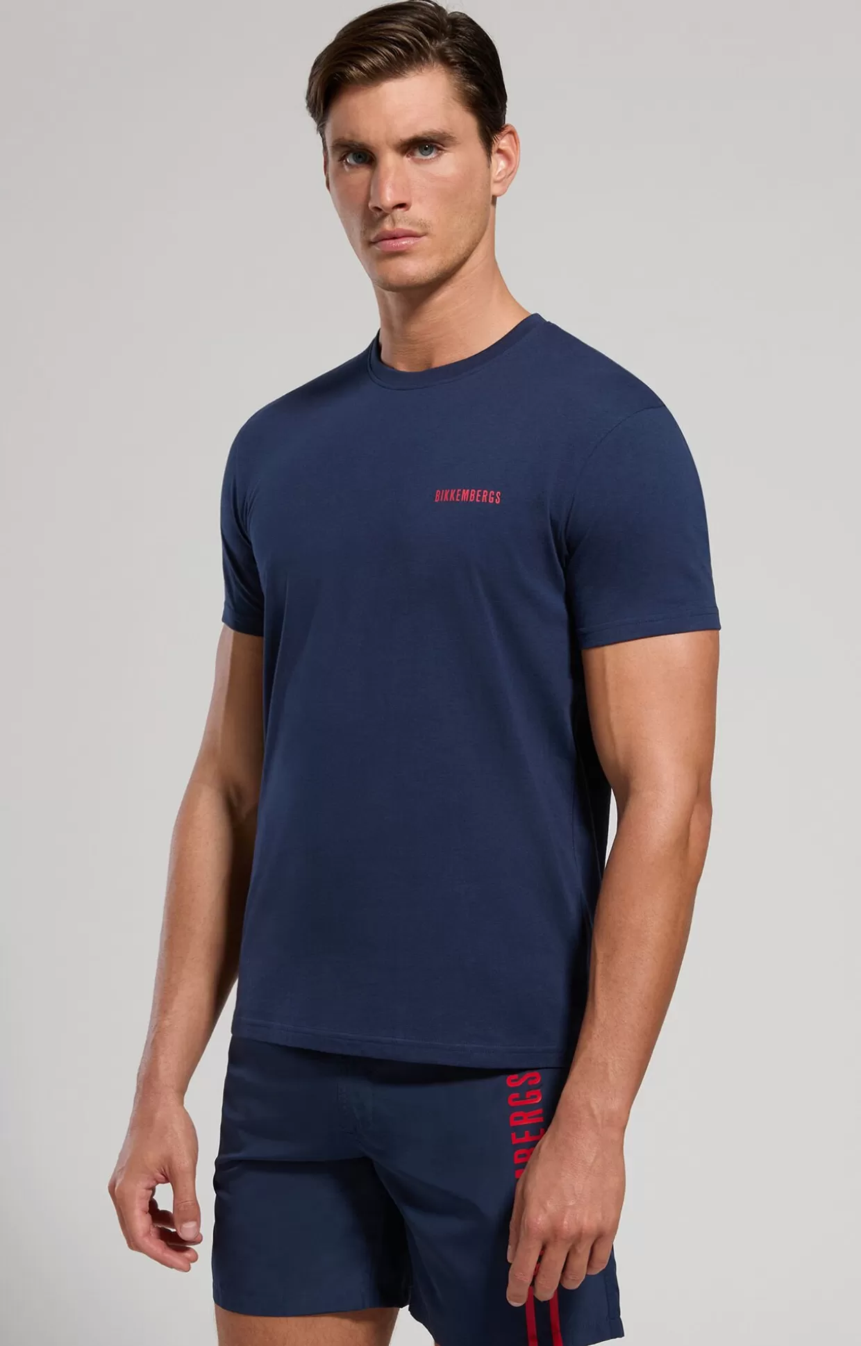 Bikkembergs T-shirt Mare Uomo Stampata navy Cheap