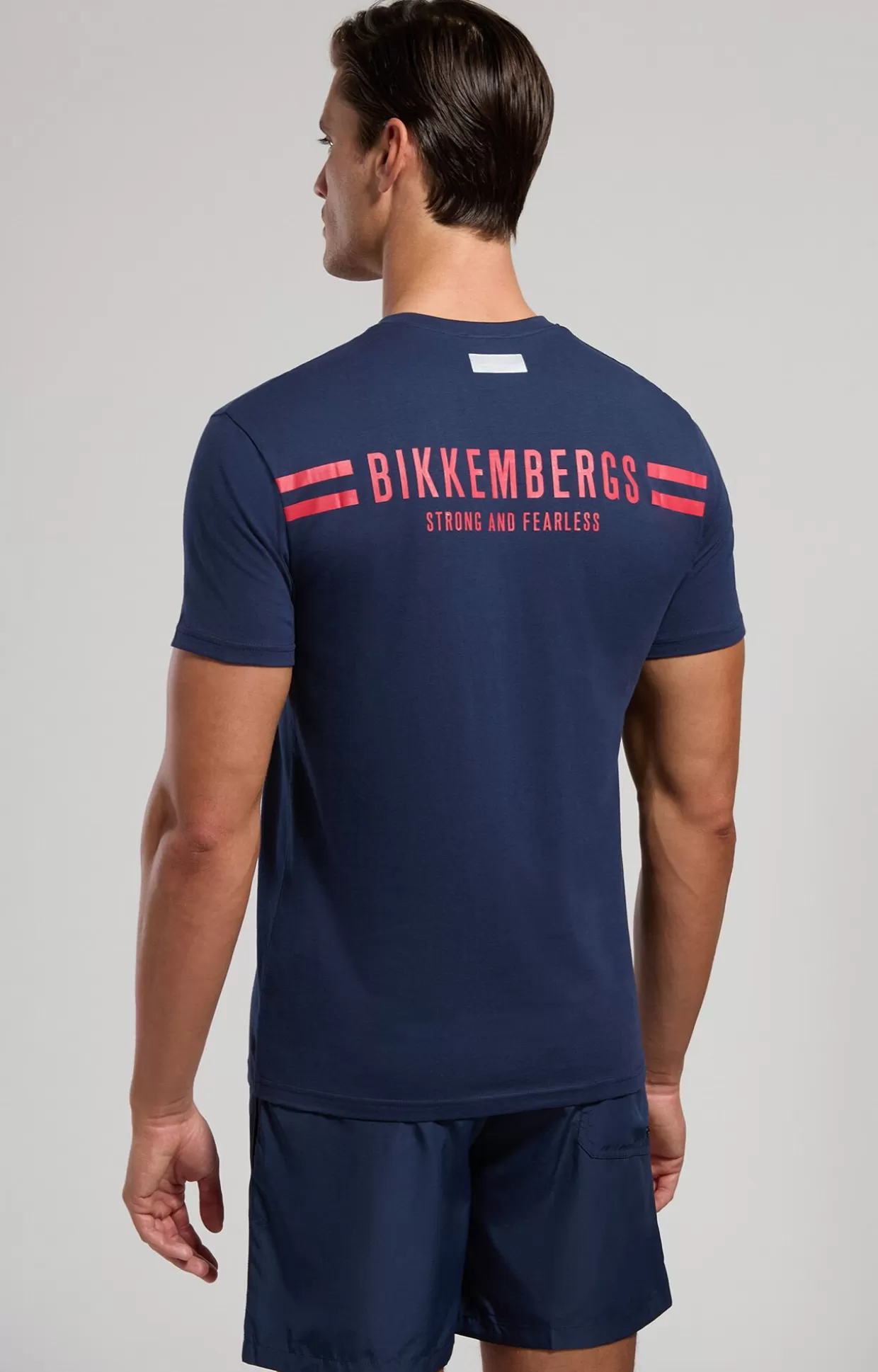 Bikkembergs T-shirt Mare Uomo Stampata navy Cheap