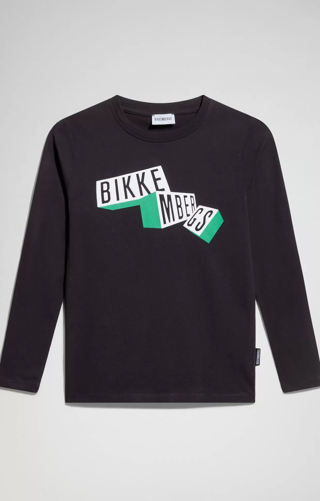 Bikkembergs T-shirt Ragazzo Manica Lunga black Outlet