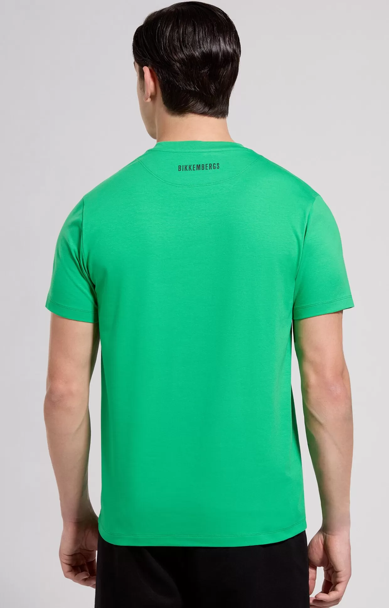 Bikkembergs T-shirt Slim Fit Uomo Con Logo bright green Cheap