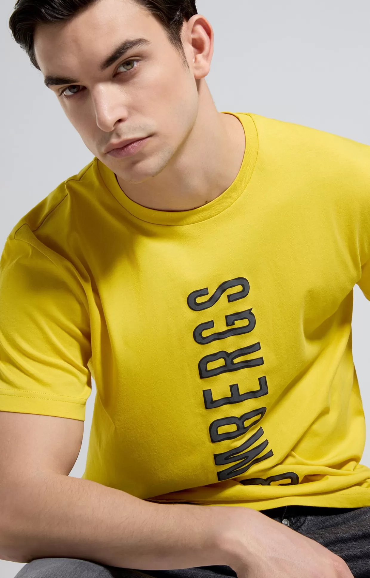 Bikkembergs T-shirt Uomo Con Logo sulphur Fashion