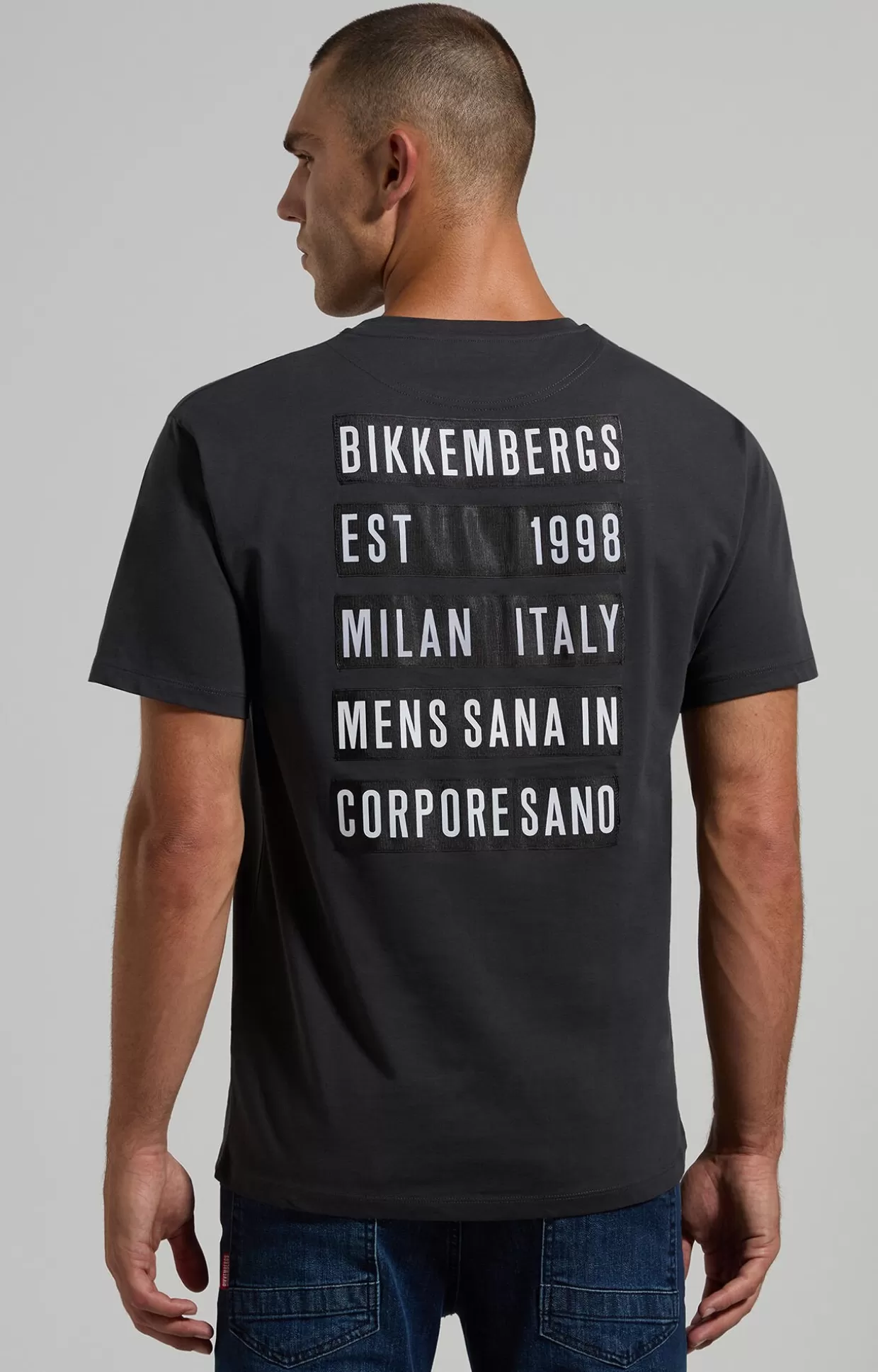 Bikkembergs T-shirt Uomo Maxi Stampa Su Retro pirate black Sale