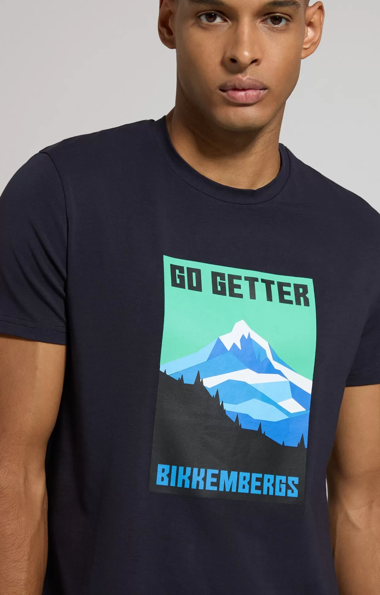 Bikkembergs T-shirt Uomo Slim Fit deep weel Outlet