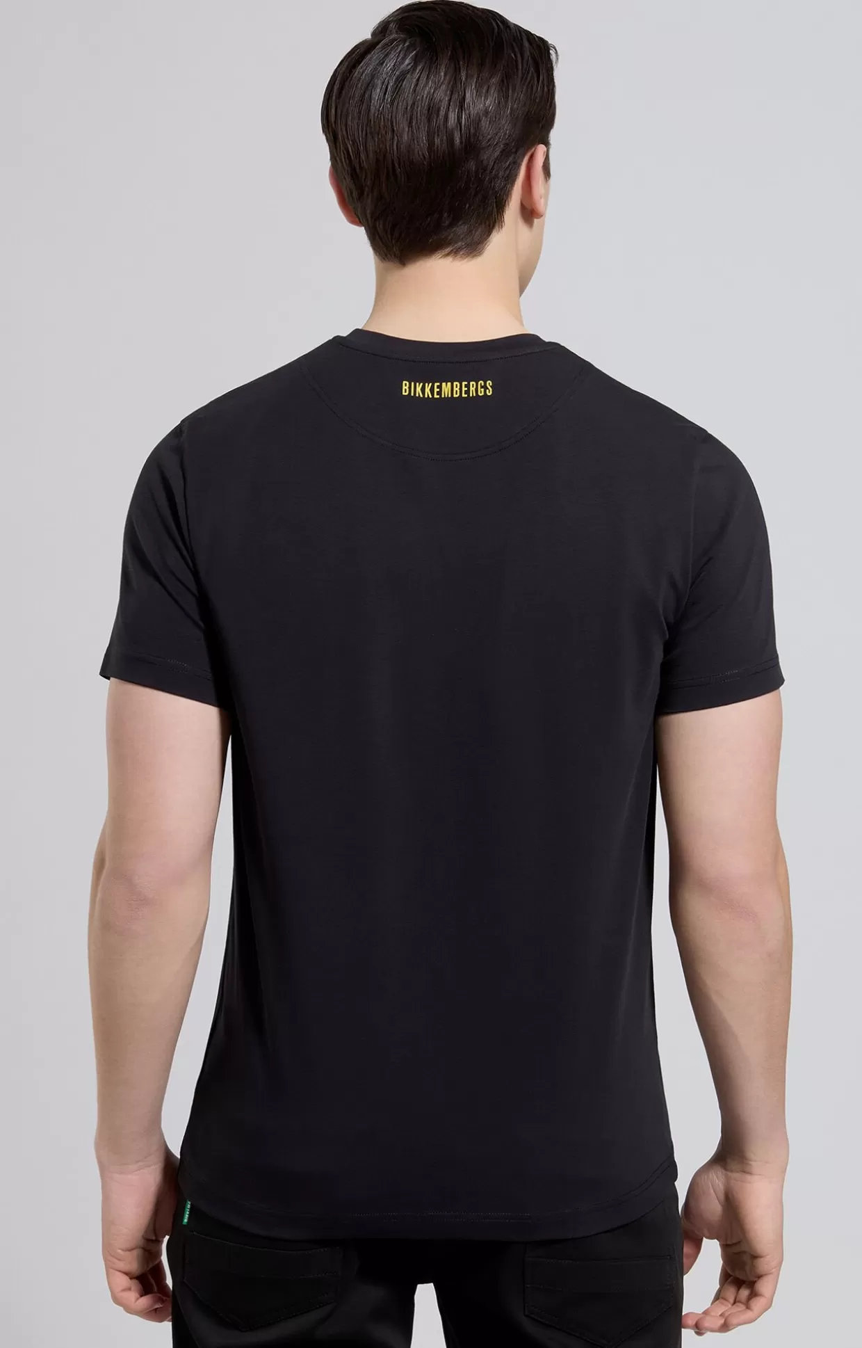 Bikkembergs T-shirt Uomo Slim Fit meteorite black Clearance