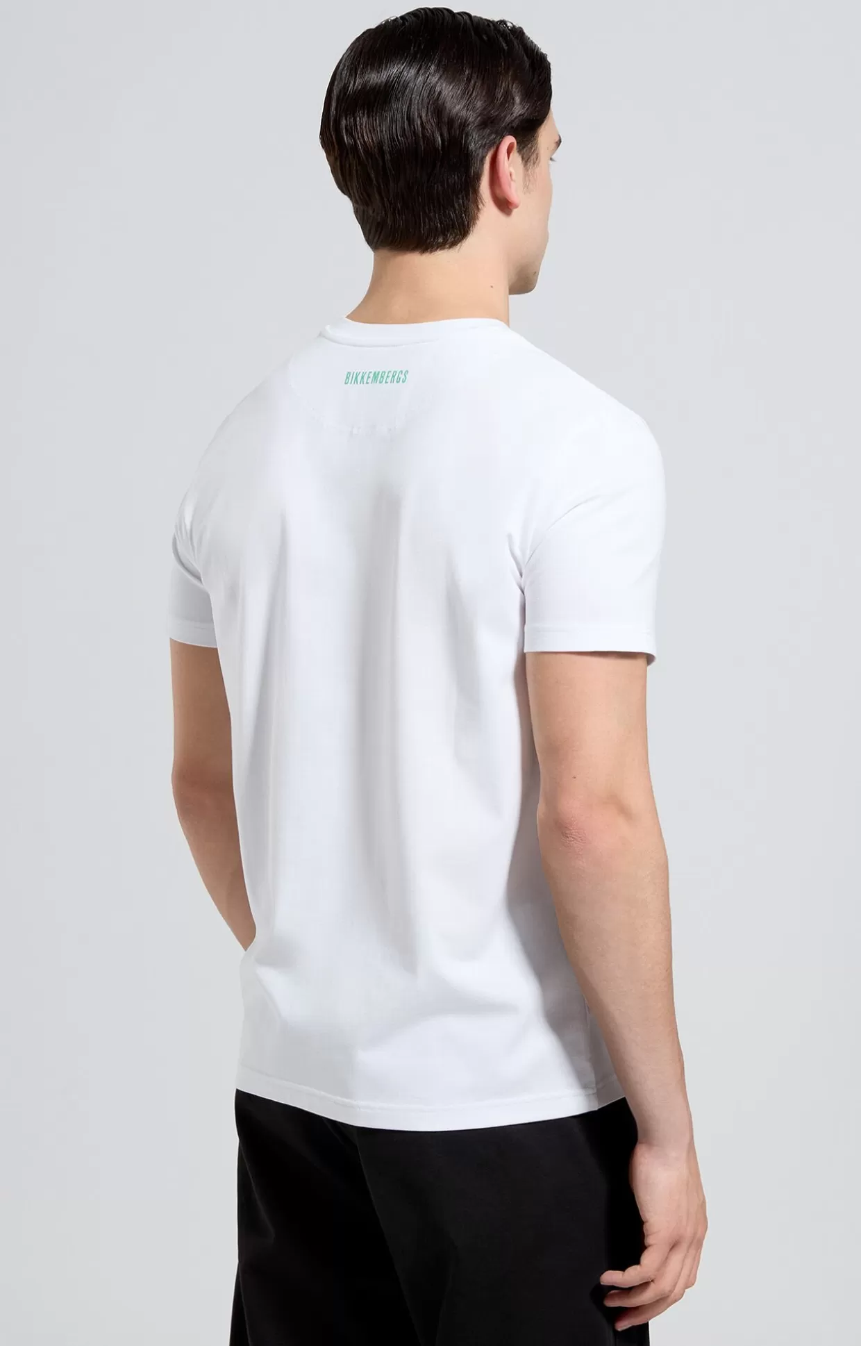 Bikkembergs T-shirt Uomo Slim Fit white Cheap