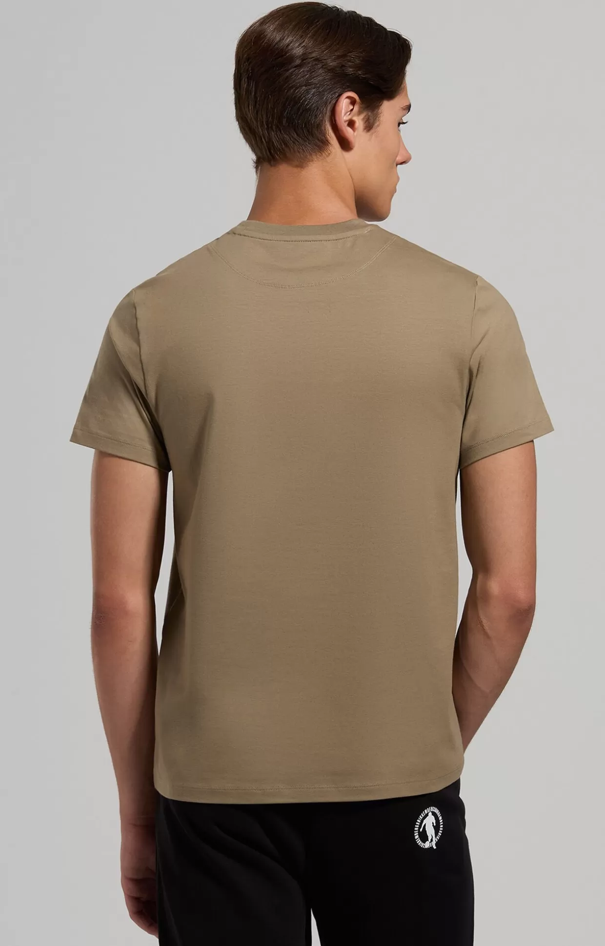 Bikkembergs T-shirt Uomo Slim Fit Logo dusky green Online