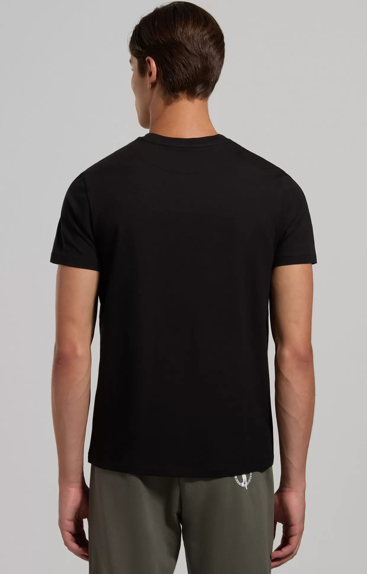 Bikkembergs T-shirt Uomo Slim Fit Maxi Stampa black Outlet