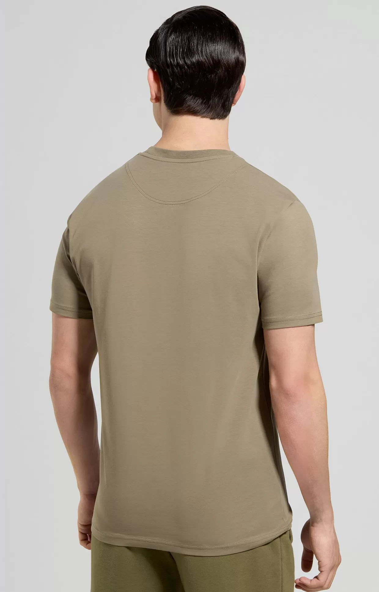 Bikkembergs T-shirt Uomo Slim Fit Stampata dusky green Discount