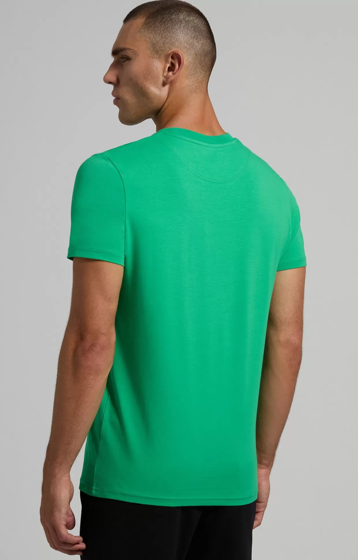 Bikkembergs T-shirt Uomo Slim Fit Stampata bright green Outlet