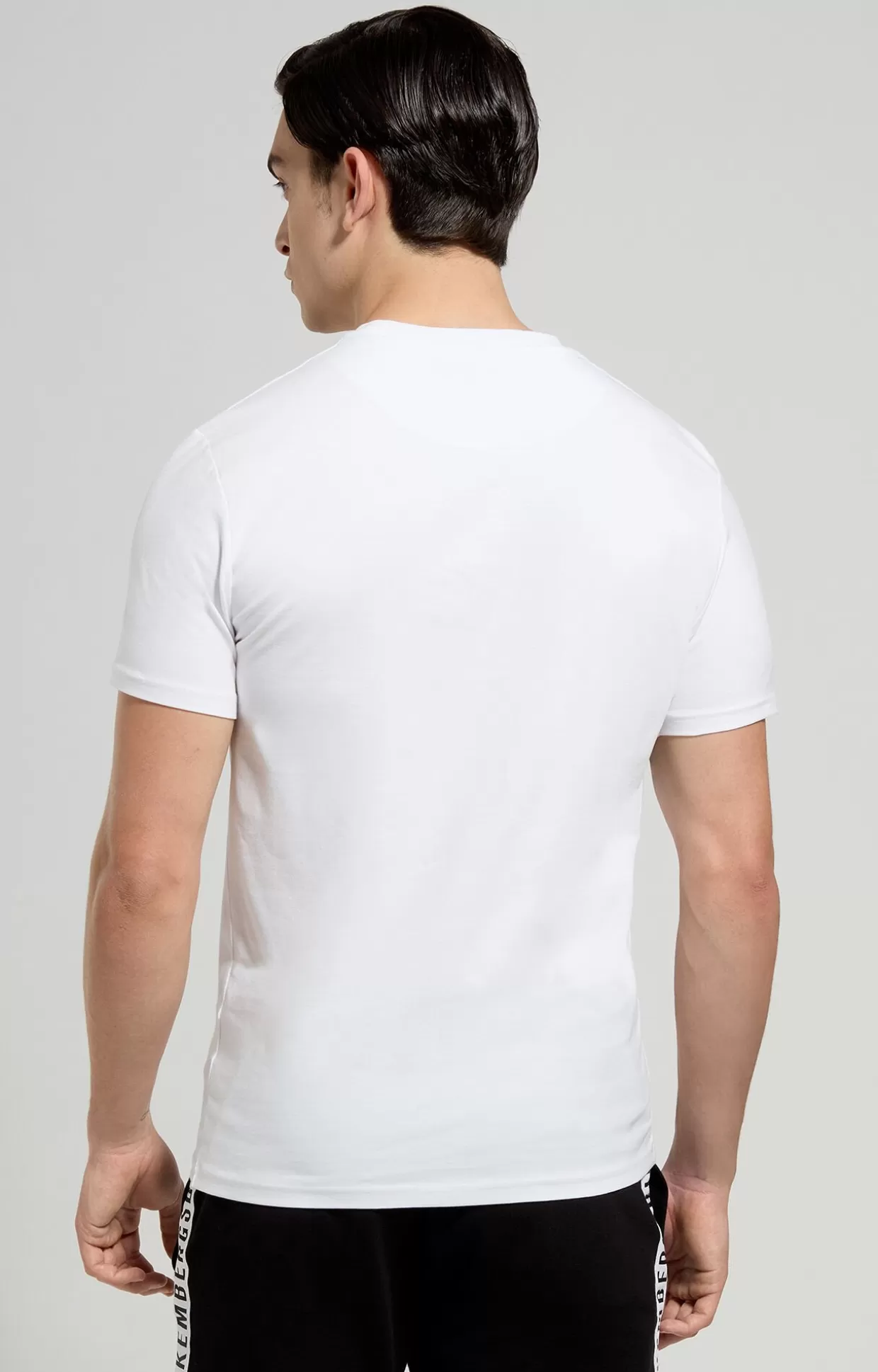 Bikkembergs T-shirt Uomo Slim Fit Stampata white Cheap