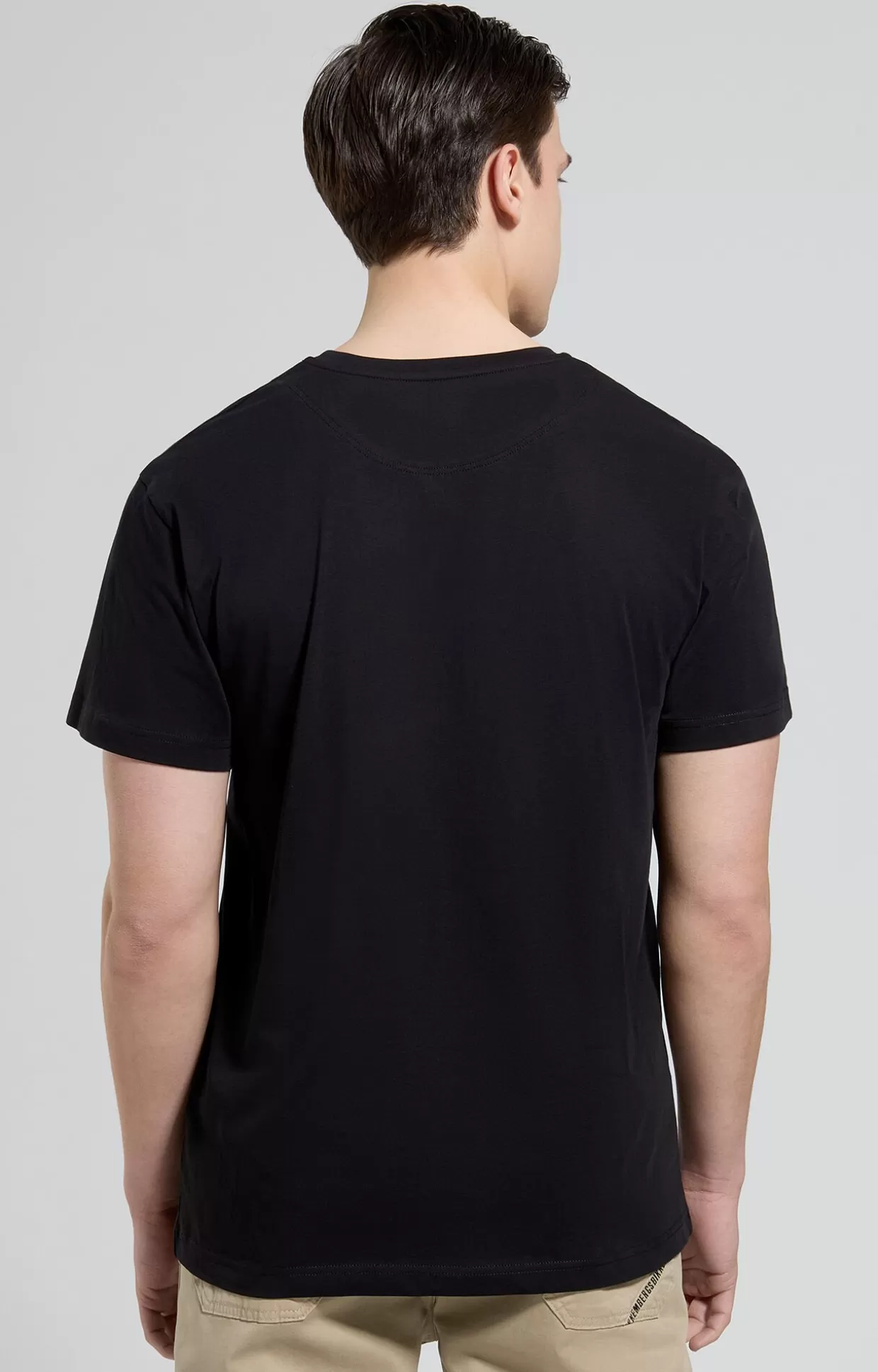 Bikkembergs T-shirt Uomo Stampa Pop meteorite black Outlet