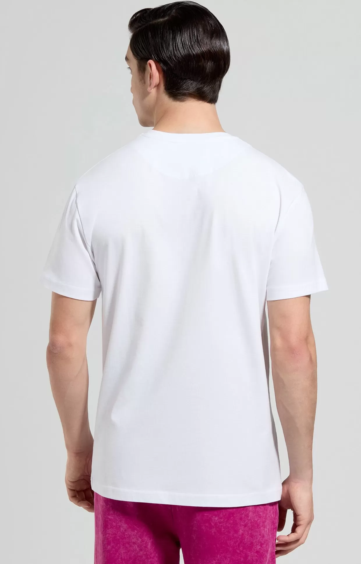 Bikkembergs T-shirt Uomo Stampa Pop white Hot